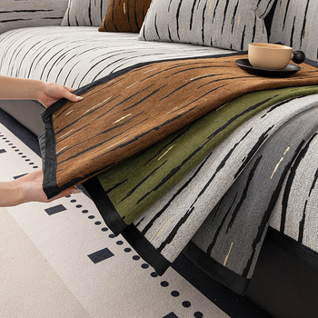 Ретро достъпна луксозна възглавница за диван за всички сезони 2025 Нова висококачествена комбинирана калъфка за диван от едно парче