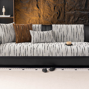 Ретро достъпна луксозна възглавница за диван за всички сезони 2025 Нова висококачествена комбинирана калъфка за диван от едно парче