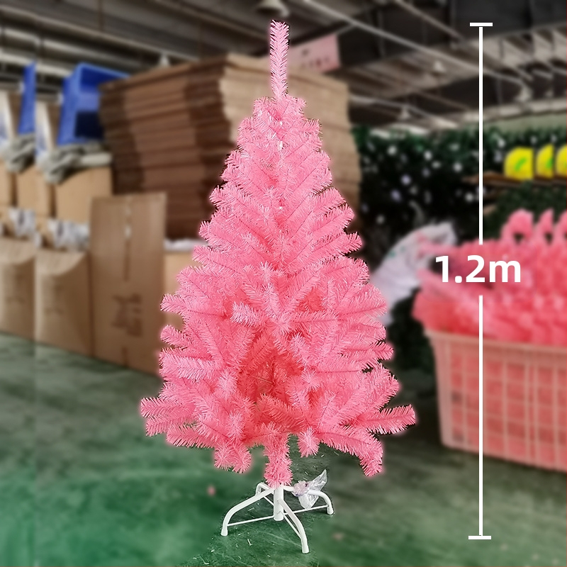 Διακοσμητικό χριστουγεννιάτικο ροζ δέντρο με διασυνοριακή διακόσμηση 1,5 μ. 1,8 μ. Home Bare Tree Βιτρίνα καταστήματος Κρυπτογραφημένο χριστουγεννιάτικο δέντρο PVC