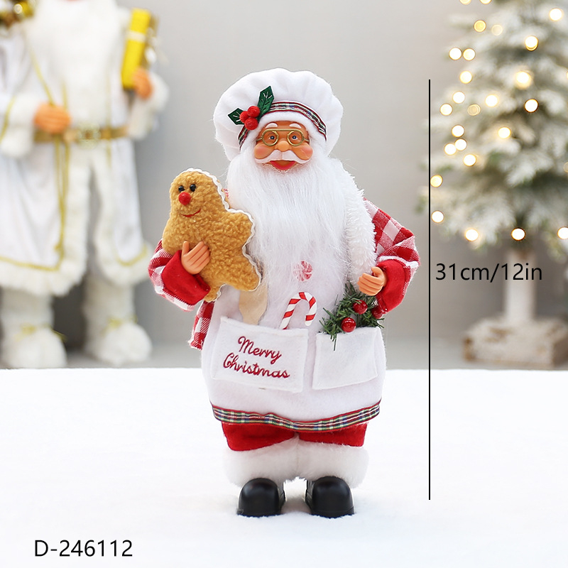 Desene animate creative stil nou în picioare, postură de șezut, bucătar bătrân, soacră, Crăciun, Hotel, Restaurant, decorațiuni desktop