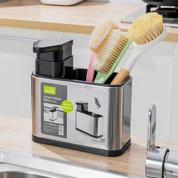 Lusikaga majapidamises kasutatavad roostevabast terasest söögipulgad, piiriülesed, multifunktsionaalsed, kõik-ühes, köögitarbed, kolm-ühes, äravoolu hoiukarp, uus stiil