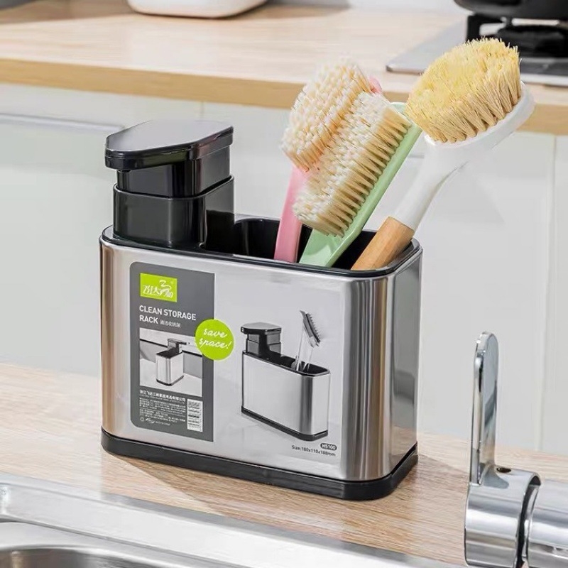 Lusikaga majapidamises kasutatavad roostevabast terasest söögipulgad, piiriülesed, multifunktsionaalsed, kõik-ühes, köögitarbed, kolm-ühes, äravoolu hoiukarp, uus stiil