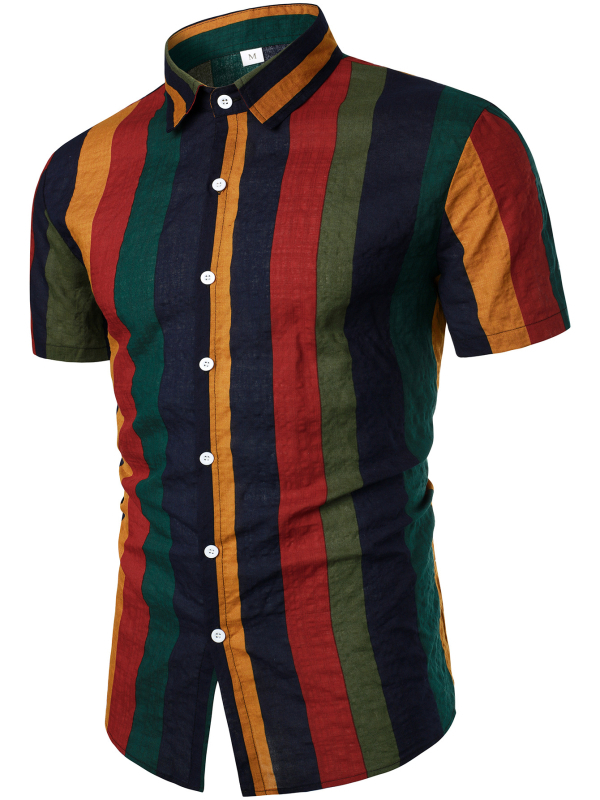 2023-as, határokon átnyúló férfi és női, négy évszakos, lezser, férfi hosszú ujjú ing, férfi karcsúsított üzleti ing, férfi csíkos ing, divatos