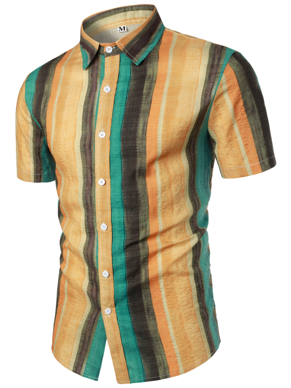 2023-as, határokon átnyúló férfi és női, négy évszakos, lezser, férfi hosszú ujjú ing, férfi karcsúsított üzleti ing, férfi csíkos ing, divatos