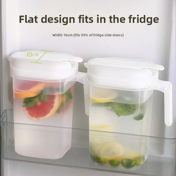 Japoniško stiliaus šalto vandens butelis, plastikinis vasarinis buitinis didelės talpos šalto vandens butelis, filtras, atsparus aukštai temperatūrai, sandarus šaldytuvo sulčių arbatinukas