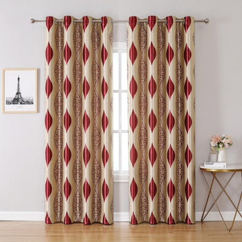 Tiesioginis gamyklos tiekimas Paprastos tarpvalstybinės dvipusės žakardo europietiško stiliaus miegamojo, svetainės, balkono, darbo kambario, užtemdančios namų dekoravimo užuolaidos