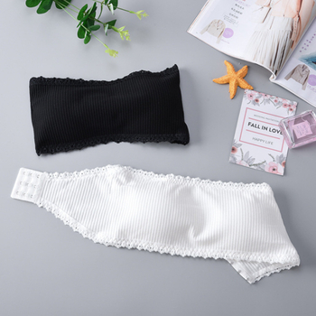 Κορεάτικο καλοκαιρινό γιλέκο για κορίτσια με όμορφη πλάτη και επένδυση στήθους, αντιολισθητικό, μονοκόμματο γιλέκο με εσωτερική βάση και σωλήνα για μαθητή