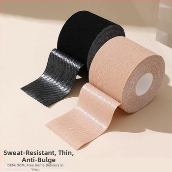 Uued piiriülesed venivast riidest rinnakleebised, kogutud rinnakleebised, teibiga nähtamatu tõstev isekleepuvad spordisidemega rinnakleebised naistele