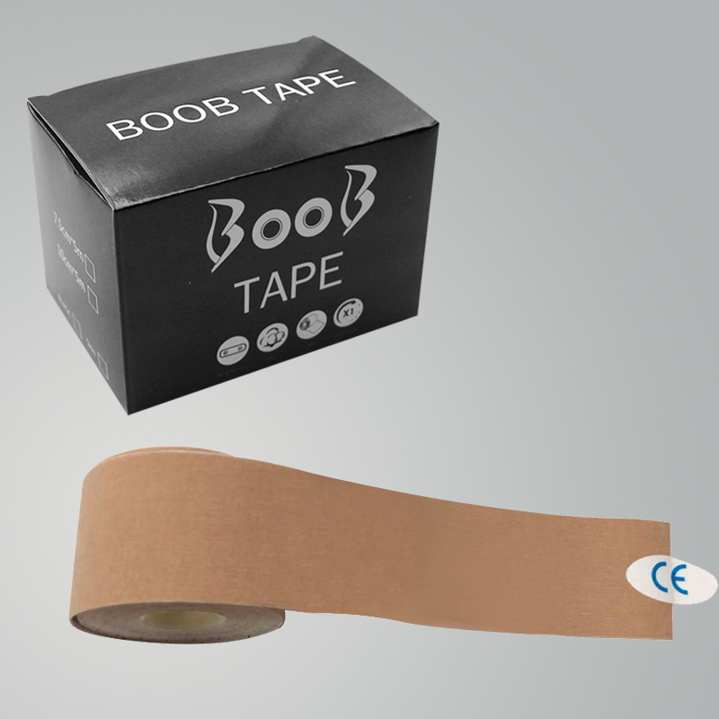 Uued piiriülesed venivast riidest rinnakleebised, kogutud rinnakleebised, teibiga nähtamatu tõstev isekleepuvad spordisidemega rinnakleebised naistele