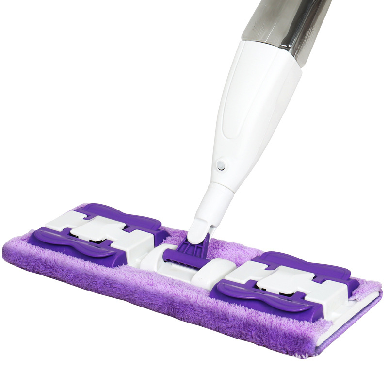 Υφασμάτινη σφουγγαρίστρα ψεκασμού νερού, επίπεδη σφουγγαρίστρα, μία σφουγγαρίστρα, στεγνή και υγρή, διπλής χρήσης, περιστρεφόμενη, απορροφητική, απολυμαντική, πανί σφουγγαρίστρας