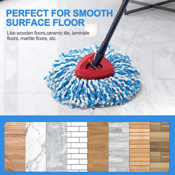 Piemērots O-Cedar Easywring Rinseclean rotējošās mopa nomaiņas galvas piederumiem