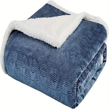 Κουβέρτα διασυνοριακής κουβέρτας Κουβέρτα φανέλας Κουβέρτα μαλακού κασμίρ διπλού πάχους ανάγλυφου καλύμματος Κουβέρτα κουβέρτας κρεβατιού