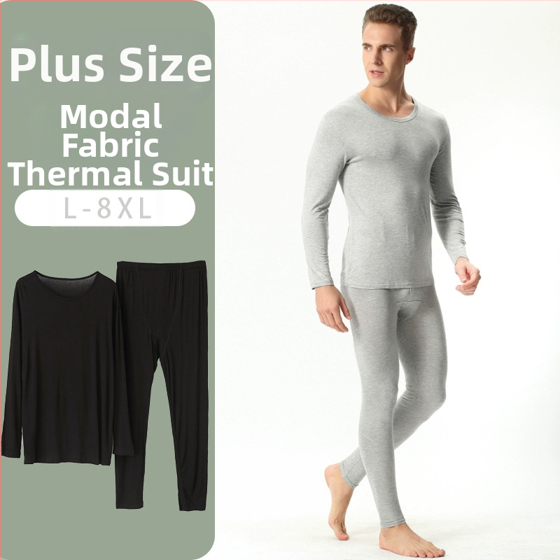 150 kg vidutinio ir pagyvenusio amžiaus tėčio plius dydžio plius dydžio laisvi rudens drabužiai ir ilgos kelnės storiems vyrams laisvalaikio vidiniams drabužiams šiltas kostiumas