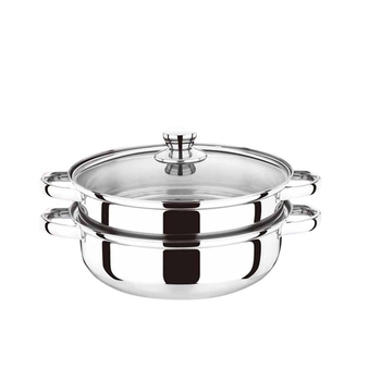 Неръждаема стомана двуслойна параходка 28 см параходка за супа двойна употреба многослойна тенджера за супа подаръчна тенджера гореща тенджера подаръчно лого универсална