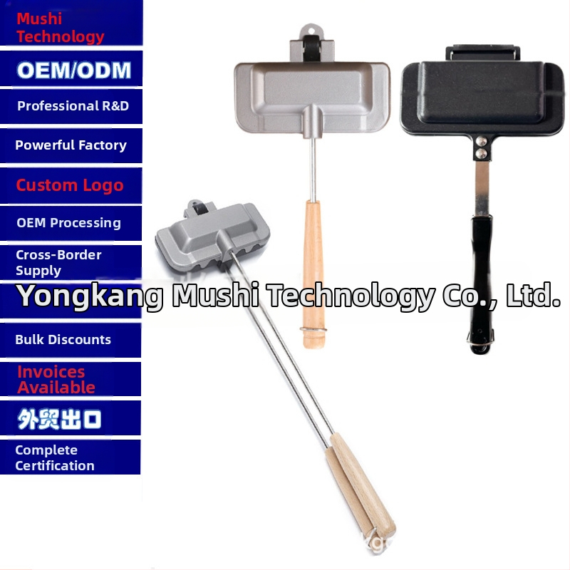 Õues kasutatav gaasiga kahepoolne praepann võileivavorm röstsaia küpsetuspann katmata eemaldatav praepann küpsetuspann