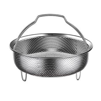 304 nerūsējošā tērauda tvaicētājs rīsu vārītājs ūdensnecaurlaidīgs sabiezināts tvaicētājs tvaicēti dārzeņi tvaicētas maizītes ar rokturi tvaicēšanas režģis tvaicēšanas režģis tvaicēšanas režģi