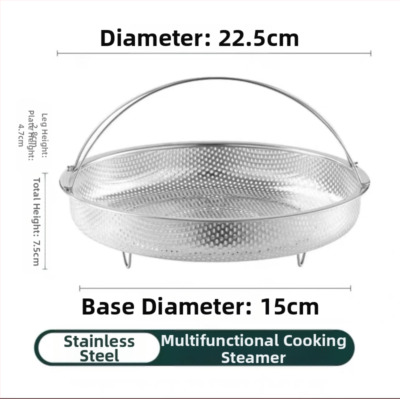 304 nerūsējošā tērauda tvaicētājs rīsu vārītājs ūdensnecaurlaidīgs sabiezināts tvaicētājs tvaicēti dārzeņi tvaicētas maizītes ar rokturi tvaicēšanas režģis tvaicēšanas režģis tvaicēšanas režģi