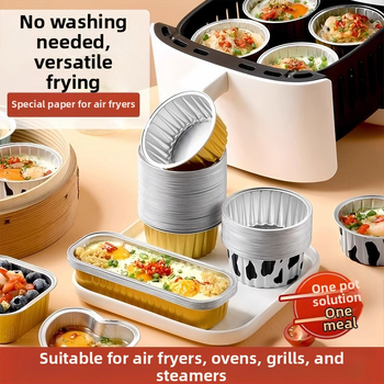 Oro keptuvės alavo folijos dubuo aliuminio folija kartojama buitinė orkaitė pyrago pudingo kepimo forma maža alavo folijos dėžutė puodelio padėklas
