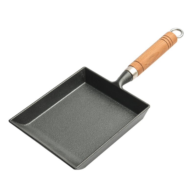 Jaapani tamagoyaki pott Paksu munaga röstitud munarull Praepann Ruudukujuline omlett Praepann Katmata mittenakkuva kattega praepann Malmist praepann