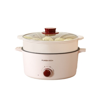 Многофункционална електрическа тенджера за готвене, вградена електрическа тенджера за готвене в домакинство, общежитие, студентско общежитие, готвене на юфка, малка електрическа тенджера, малък електрически уок