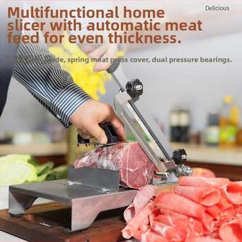 430 nerūdijančio plieno pjaustyklė namams, daugiafunkcinė, skirta karštiems puodams, jautienai ir avienai „Shabu-Shabu“ pjaustyti