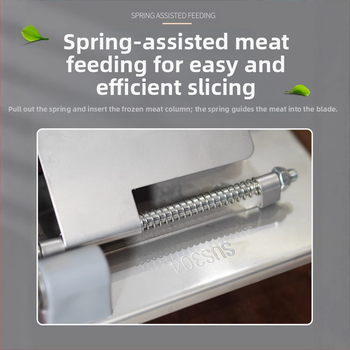 430 nerūdijančio plieno pjaustyklė namams, daugiafunkcinė, skirta karštiems puodams, jautienai ir avienai „Shabu-Shabu“ pjaustyti