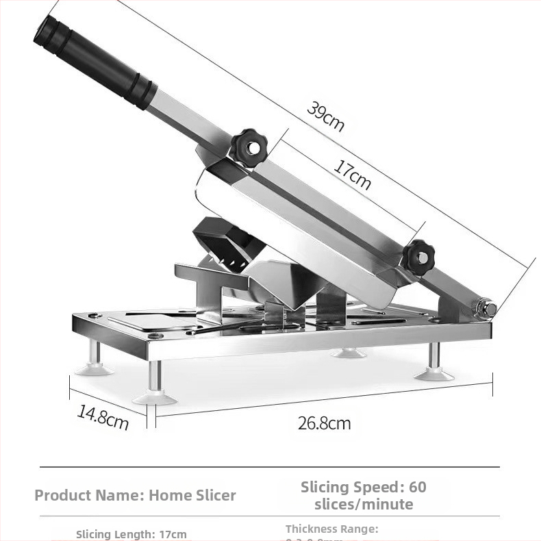430 nerūdijančio plieno pjaustyklė namams, daugiafunkcinė, skirta karštiems puodams, jautienai ir avienai „Shabu-Shabu“ pjaustyti