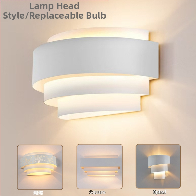 Moodne lihtne rauast seinalamp hulgimüügist hotelli vahekäigu elutoa magamistoa voodiäärse seina kunst dekoratiivse valgustuse tootja