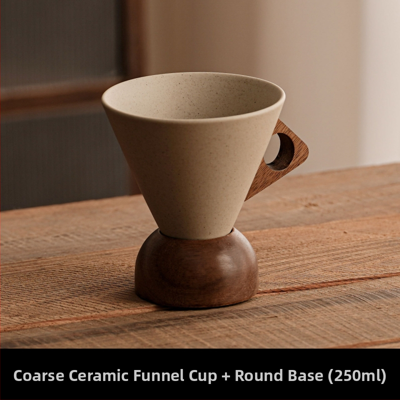 Keskaegses stiilis loominguline kivinõude kohvitass, kruus, tipptasemel nišš, peen Ameerika latte kohvikeraamiline eritass