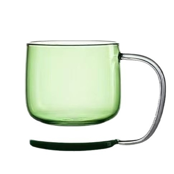 Δημιουργικό κρεμαστό γυάλινο κύπελλο, κύπελλο καφέ από υψηλό βοριοπυριτικό γυαλί, κρεμαστό ποτήρι ποτού με έντονη αντίθεση χρώματος, οικιακό κύπελλο γάλακτος