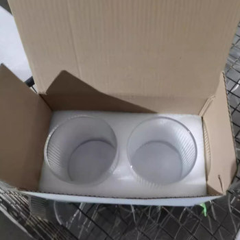 Προσαρμοσμένο κάθετο σχέδιο γυαλιού οικιακής χρήσης κυπέλλου Ins στυλ υψηλό βοριοπυριτικό γυαλί νερό κύπελλο διαφανές τσάι κύπελλο δημιουργικό κρασί κύπελλο