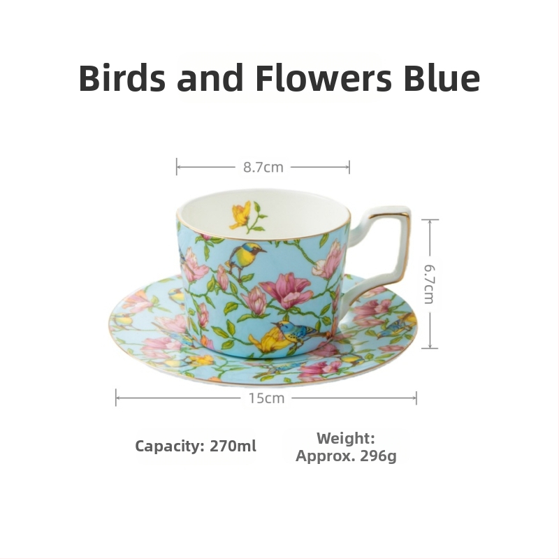 Nagykereskedelmi aranyozott peremes kerámia kávéscsésze és csészealj készlet, csont porcelánból, egyszerű, kreatív otthoni délutáni teáscsésze, őszi fesztivál emléktárgy