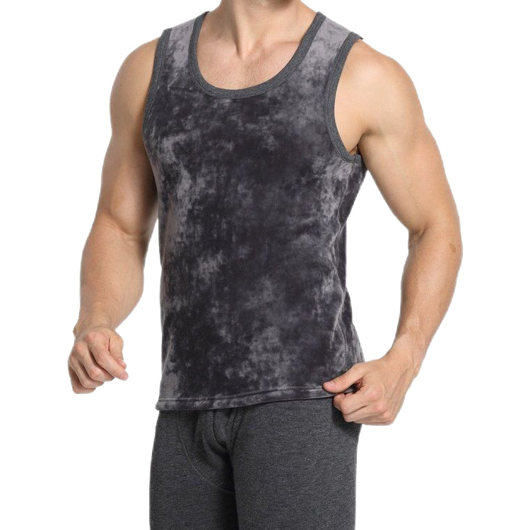 Kahepoolne sametist meeste sametist paksendatud meeste termovest, meeste intiimvest, alumine särk, sügismantli alumine särk