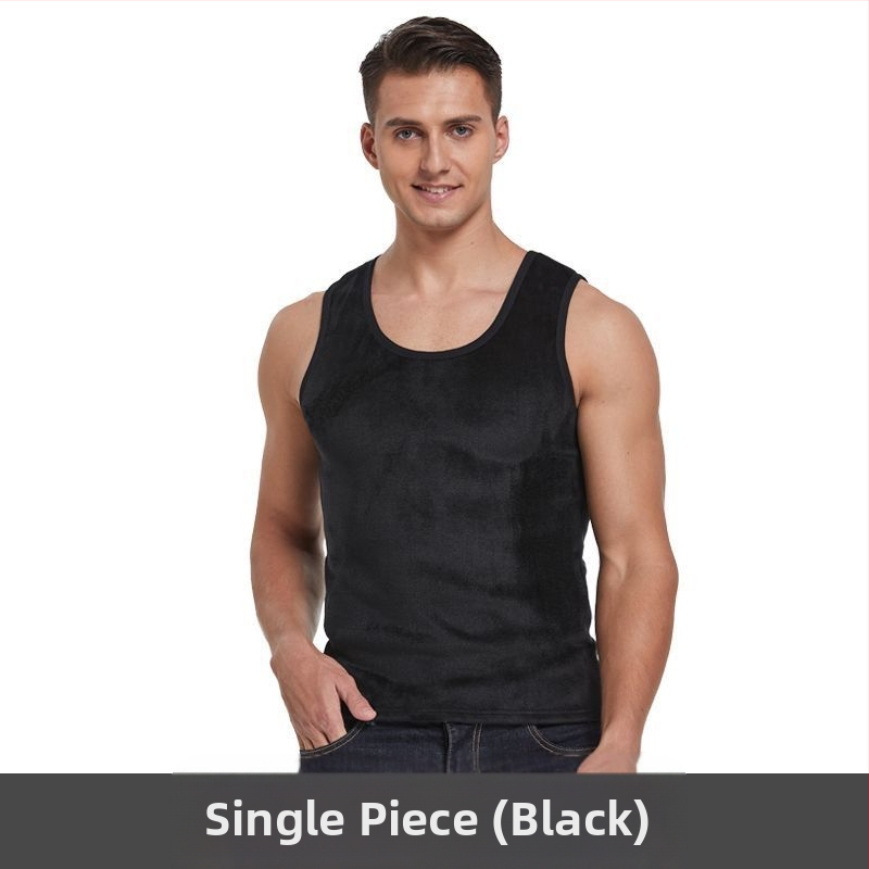 Kahepoolne sametist meeste sametist paksendatud meeste termovest, meeste intiimvest, alumine särk, sügismantli alumine särk