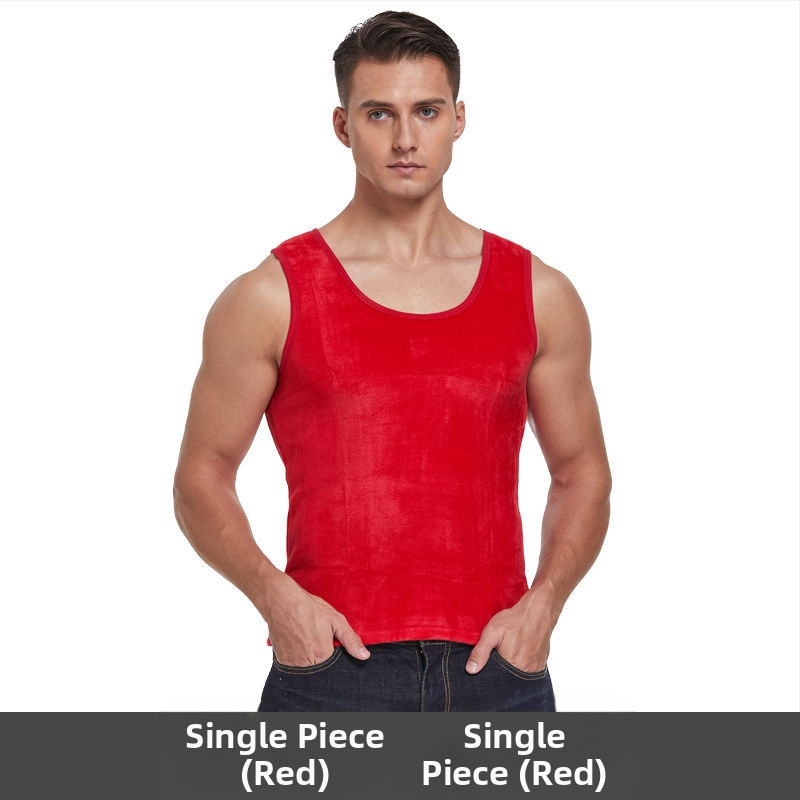 Kahepoolne sametist meeste sametist paksendatud meeste termovest, meeste intiimvest, alumine särk, sügismantli alumine särk