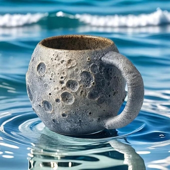 Διασυνοριακή Συλλογή Πλανητικών Κούπων Νέου Προϊόντος με Διαστημικό Θέμα, Κύπελλο Καφέ από Ρητίνη Ορυκτών Κρυστάλλων