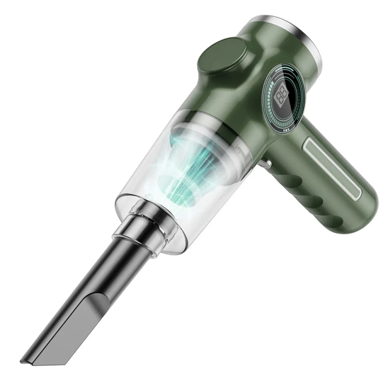 Skaitmeninis automobilio dulkių siurblys, tinkantis namams ir automobiliui, dvigubos paskirties nešiojamas, didelės galios, tylus rankinis dulkių siurblys