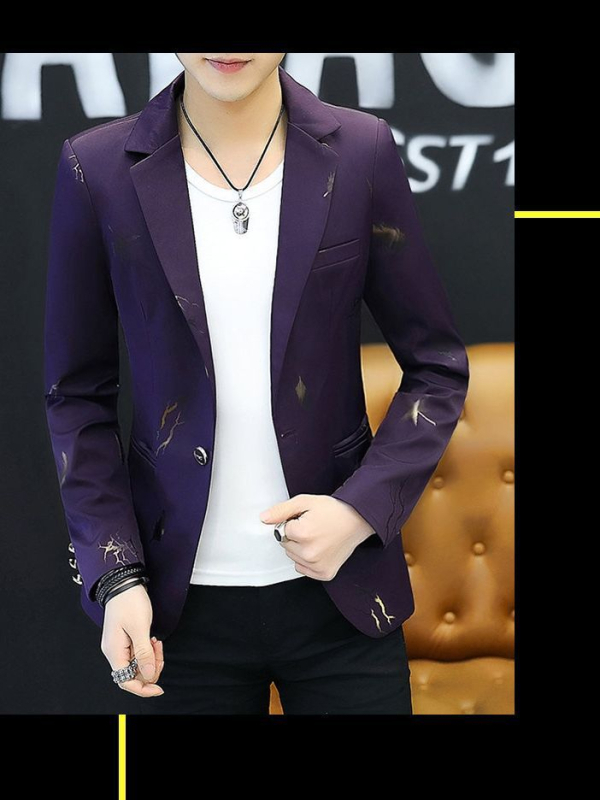 Tiesioginės transliacijos naujas vyriškas mažas kostiumas švarkas madingas korėjietiškas mados vyriškas laisvalaikio aukštos klasės kostiumas dalykinis apranga