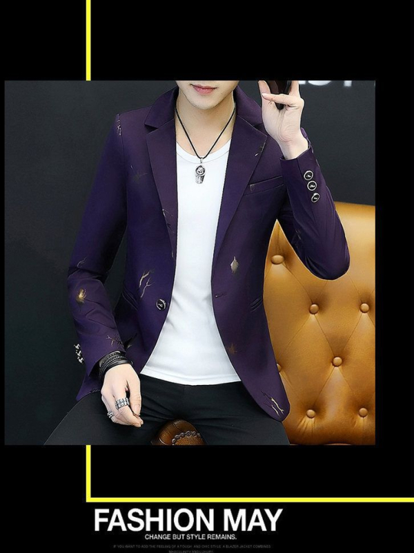 Tiesioginės transliacijos naujas vyriškas mažas kostiumas švarkas madingas korėjietiškas mados vyriškas laisvalaikio aukštos klasės kostiumas dalykinis apranga