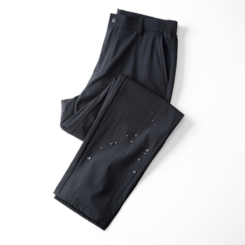 Pantaloni sport bărbați, stil 2025, primăvara și vara, subțiri, lejeri, la modă, noi, în aer liber, din mătase de gheață, croiți, pantaloni casual