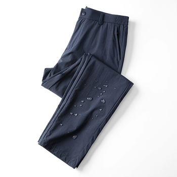 Pantaloni sport bărbați, stil 2025, primăvara și vara, subțiri, lejeri, la modă, noi, în aer liber, din mătase de gheață, croiți, pantaloni casual