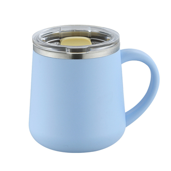 Kõrge väärtusega kruus tüdrukutele mõeldud kaasaskantav kohvitass kaanega, kahekihiline, põletuskindel, suletud roostevabast terasest majapidamiskruus