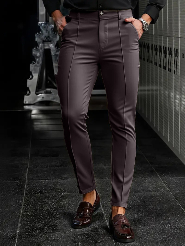 Határokon átnyúló új külkereskedelmi őszi egyszínű férfi lezser nadrágok európai és amerikai külkereskedelmi Amazon rugalmas nadrágok