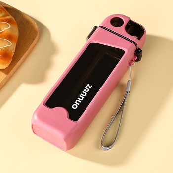 Απλό και βολικό πλαστικό κύπελλο, κορεάτικου στιλ, εύχρηστο κύπελλο για άνδρες και γυναίκες με φίλτρο, κύπελλο τσαγιού, αντι-εγκαύματα και αντιπτώσεις, φοιτητικό κύπελλο χώρου