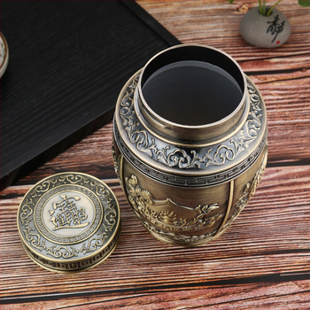 Európske štýlové plechovky na čaj, zapečatené, butikové, luxusné, malé prenosné železné plechovky, domácnosť, luxusný tomel, veľké ozdoby v čínskom štýle
