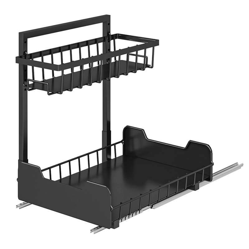 Трансгранична кухненска мивка Долен рафт за съхранение Кошница за съхранение Двупосочен водач Баня Тоалетен шкаф Многослойна кошница