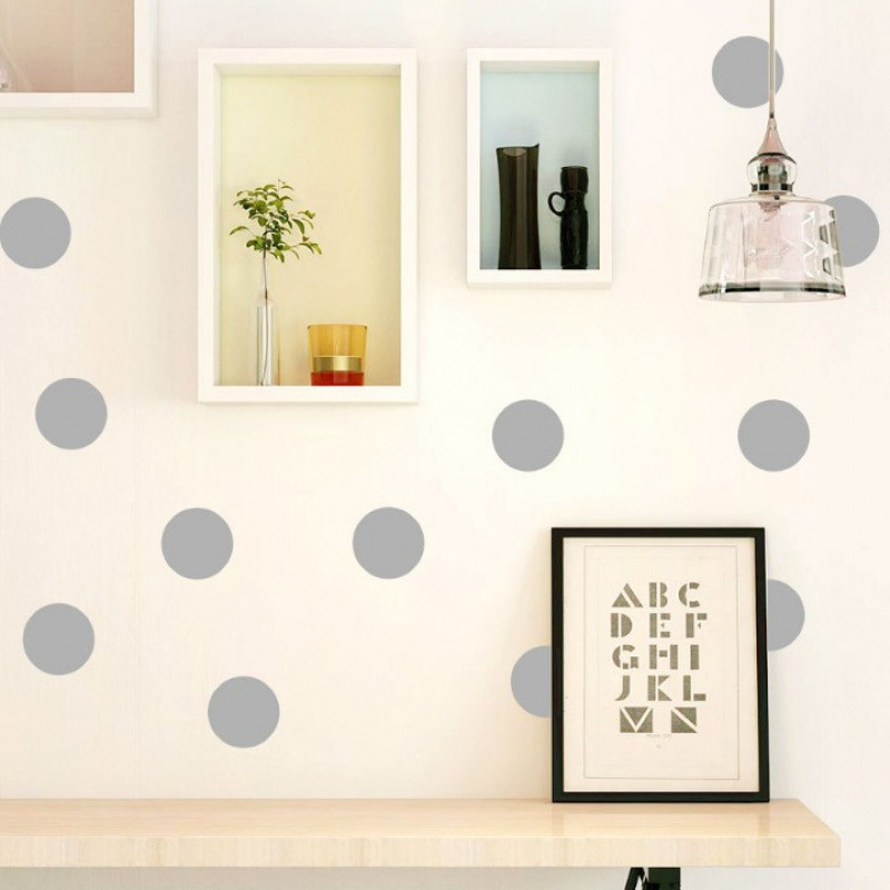 Autocolante decorative personalizate cu puncte aurii asiatice, materiale aurii, pentru camera de zi, dormitor, camera copiilor, en-gros