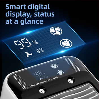 Μικρός ανεμιστήρας κλιματισμού για οικιακή χρήση, φορητός ψύκτης αέρα για κοιτώνες, ηλεκτρικός ανεμιστήρας υγρασίας, κινητός ανεμιστήρας ψύξης για επιτραπέζιους υπολογιστές