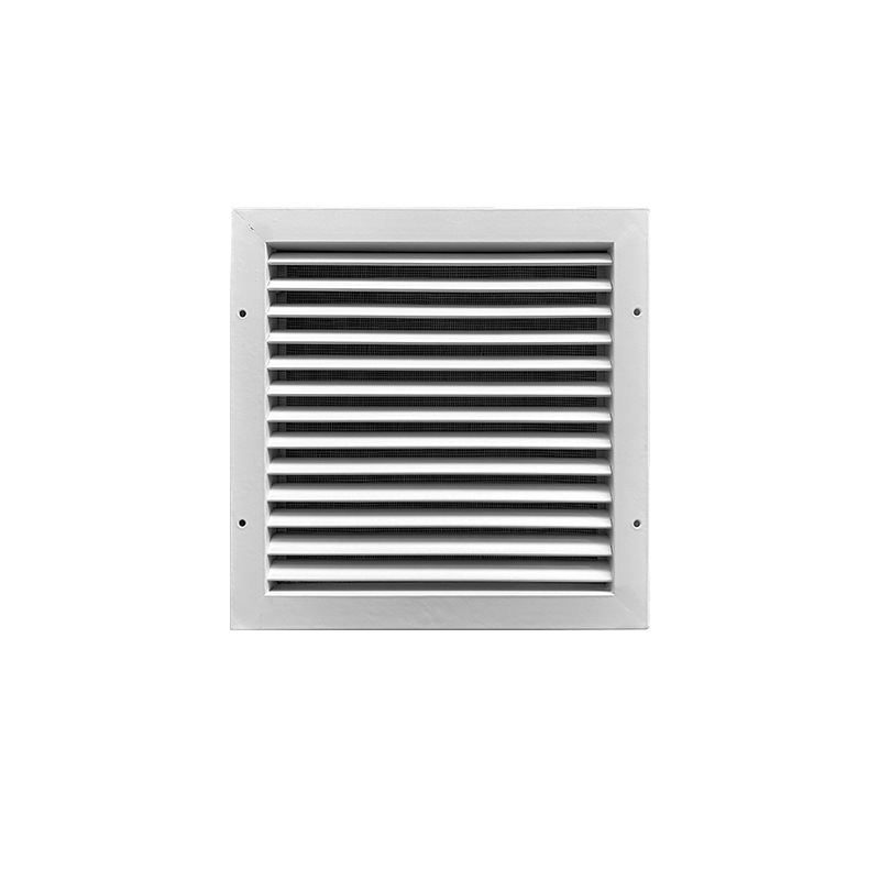 Tarpvalstybinės aliuminio lydinio žaliuzės oro išleidimo anga Išorinė siena Išlenktas mentė Kvėpuojanti vieno sluoksnio žaliuzė Centrinis oro kondicionavimo išleidimo angos apdorojimas