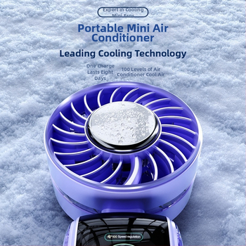 Υψηλής ταχύτητας φορητός μικρός ανεμιστήρας ψύξης πάγου συμπίεσης εξωτερικού χώρου φορητός μίνι γραφείου επιτραπέζιος φοιτητής